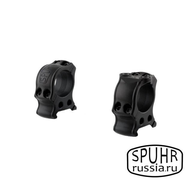 HP20-25 Кольца охотничьи SPUHR D26мм с одним интерфейсом для установки на Picatinny, H25.4мм фото 1 HP20-25 Кольца охотничьи SPUHR D26мм с одним интерфейсом для установки на Picatinny, H25.4мм фото 1