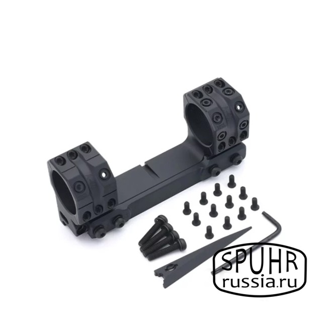SP-4603B Тактический кронштейн Spuhr кольца 34мм на Picatinny/Weaver наклон 6 MIL/20,6MOA L=147мм Н=38мм фото 2