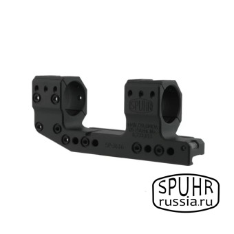 SP-3616 Тактический кронштейн SPUHR с кольцами 30 мм для установки на Picatinny c выносом, 6 MIL/20,6 MOA 