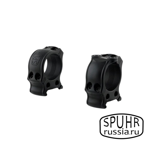 HP30-25 Кольца охотничьи SPUHR D30мм с одним интерфейсом для установки на Picatinny, H25.4мм фото 1