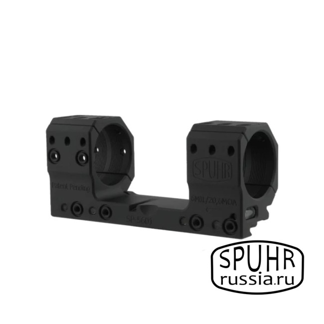 SP-5601 Тактический кронштейн Spuhr кольца 35мм на Picatinny/Weaver наклон 6 MIL/20,6MOA L=126мм H=30мм фото 1