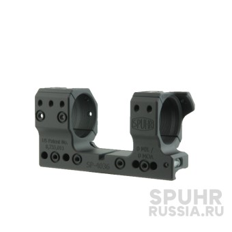 SP-4036 Тактический кронштейн SPUHR с кольцами 34 мм для установки на Picatinny, без наклона SP-4036 Тактический кронштейн SPUHR с кольцами 34 мм для установки на Picatinny, без наклона