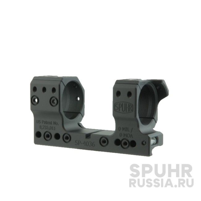 SP-4036 Тактический кронштейн Spuhr кольца 34мм на Picatinny/Weaver L=105мм Н=34мм фото 1