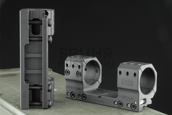 SP-4001 Тактический кронштейн Spuhr кольца 34мм на Picatinny/Weaver L=121мм Н=30мм фото 2