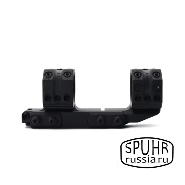 SP-4616 Тактический кронштейн Spuhr кольца 34мм на Picatinny/Weaver наклон 6 MIL/20,6MOA L=150мм KR=40мм Н=38мм фото 4