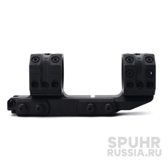 SP-4616 Тактический кронштейн Spuhr кольца 34мм на Picatinny/Weaver наклон 6 MIL/20,6MOA L=150мм KR=40мм Н=38мм фото 5