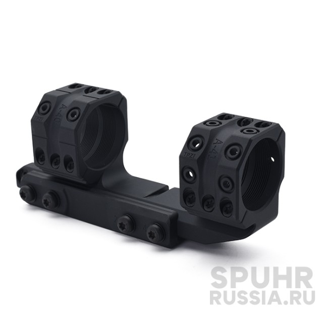 SP-4616 Тактический кронштейн Spuhr кольца 34мм на Picatinny/Weaver наклон 6 MIL/20,6MOA L=150мм KR=40мм Н=38мм фото 6