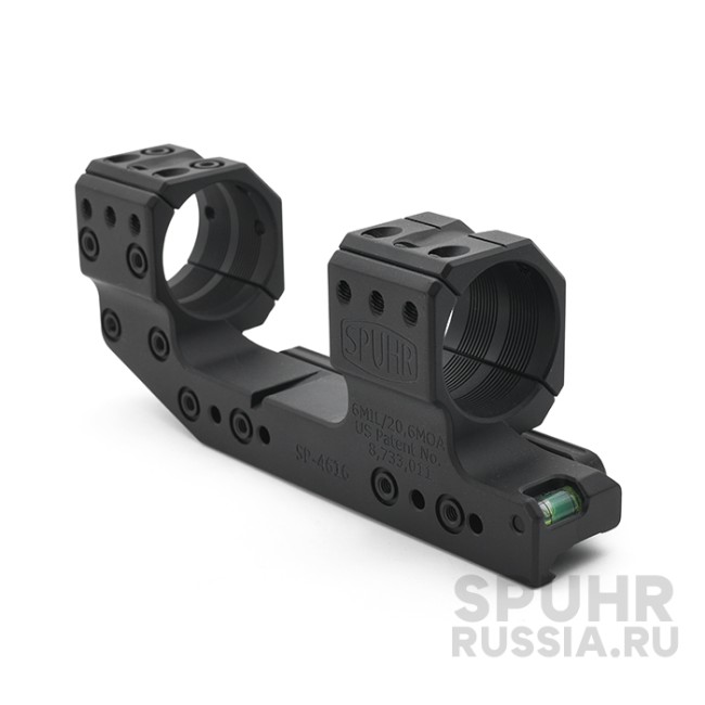 SP-4616 Тактический кронштейн Spuhr кольца 34мм на Picatinny/Weaver наклон 6 MIL/20,6MOA L=150мм KR=40мм Н=38мм фото 3