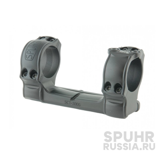 SCT-3006 Кронштейн SPUHR D30мм для установки на Sako TRG, H34мм, Hunting без наклона с дополнительной планкой (охотничья серия) фото 1