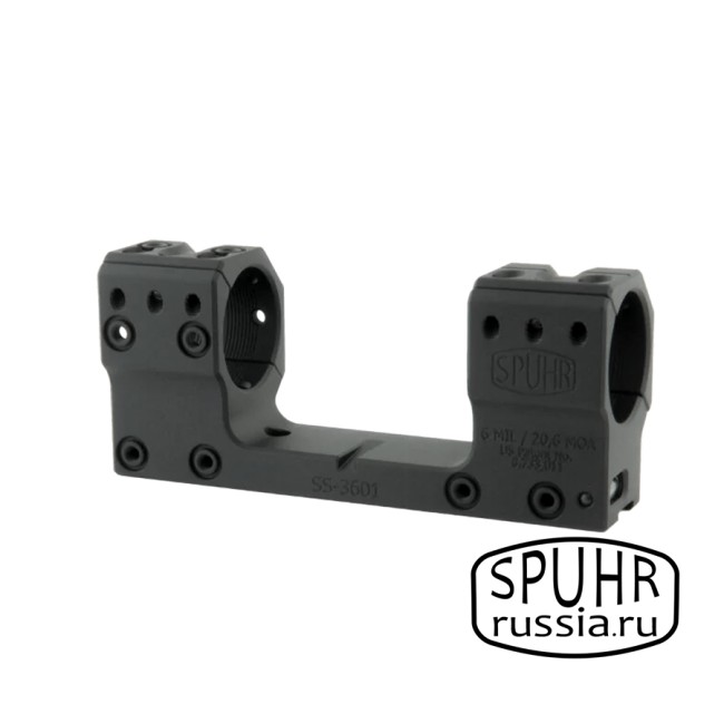 SS-3601 Тактический кронштейн Spuhr 30мм на призму 11мм (Sauer STR) наклон 6 MIL/20,6MOA L=126мм H=35мм фото 1
