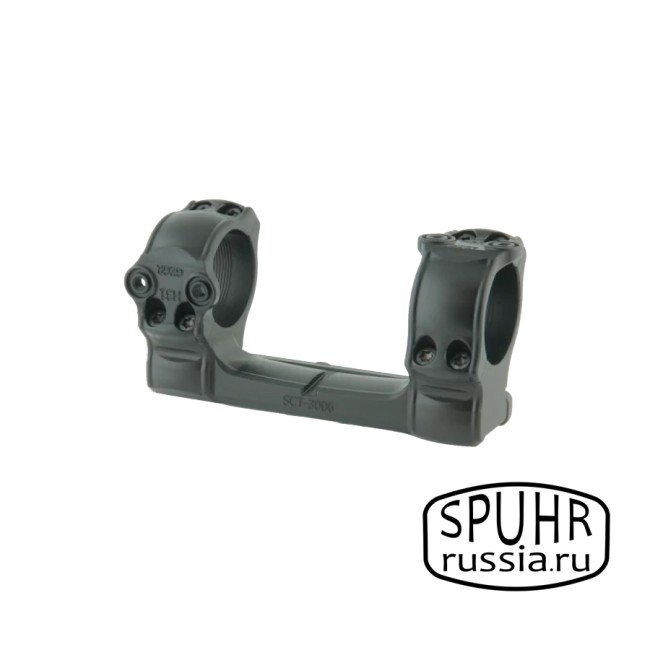 SCT-3006D Кронштейн SPUHR D30мм для установки на Sako TRG, H30мм, Interface без наклона с выносом (охотничья серия) фото 1