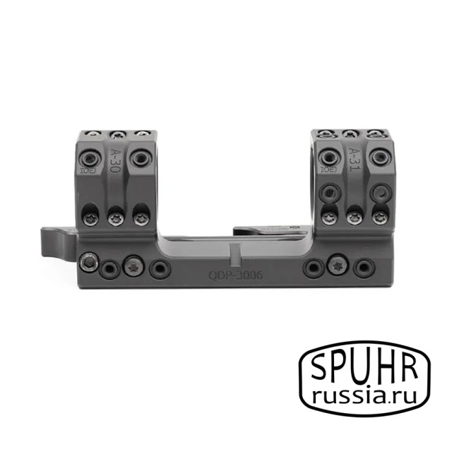 QDP-3006 Тактический быстросъемный кронштейн Spuhr кольца 30мм на Picatinny H=34мм фото 3 QDP-3006 Тактический быстросъемный кронштейн Spuhr кольца 30мм на Picatinny H=34мм фото 3
