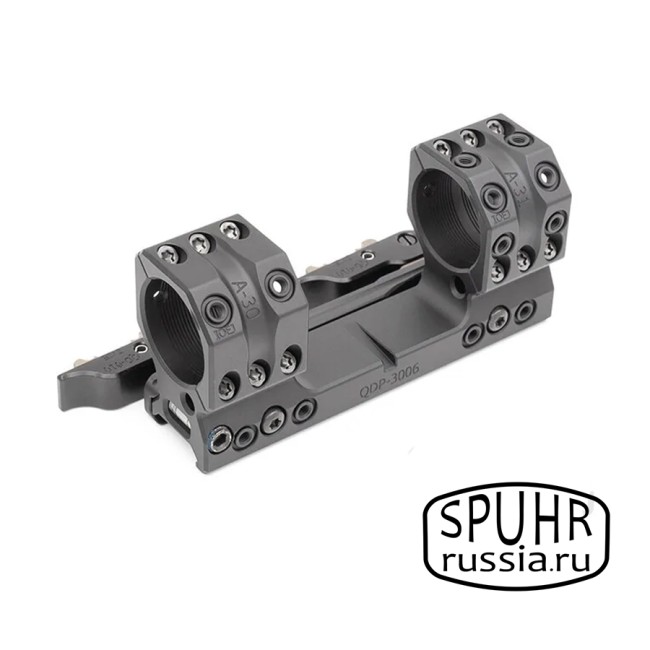 QDP-3006 Тактический быстросъемный кронштейн Spuhr кольца 30мм на Picatinny H=34мм фото 2 QDP-3006 Тактический быстросъемный кронштейн Spuhr кольца 30мм на Picatinny H=34мм фото 2