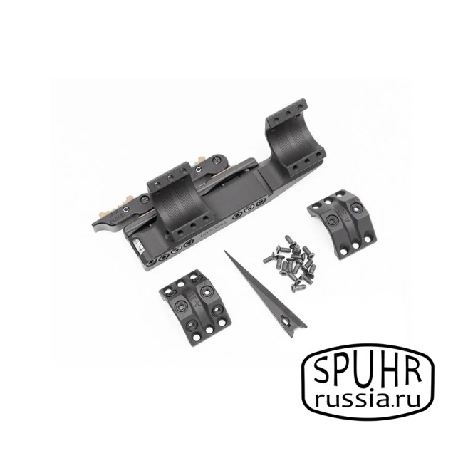 QDP-3046 Тактический быстросъемный кронштейн Spuhr кольца 30мм на Picatinny KR=40мм H=34мм  фото 2
