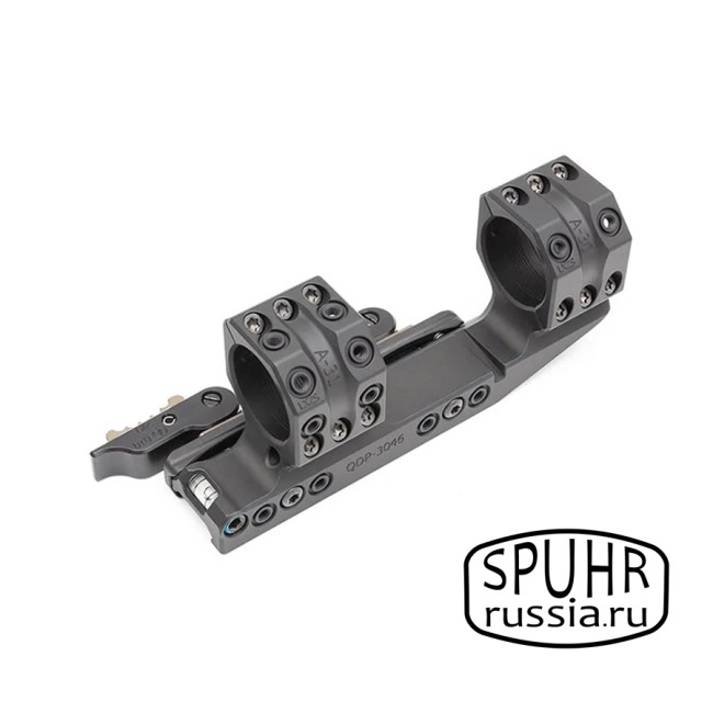 QDP-3046 Тактический быстросъемный кронштейн Spuhr кольца 30мм на Picatinny KR=40мм H=34мм  фото 4