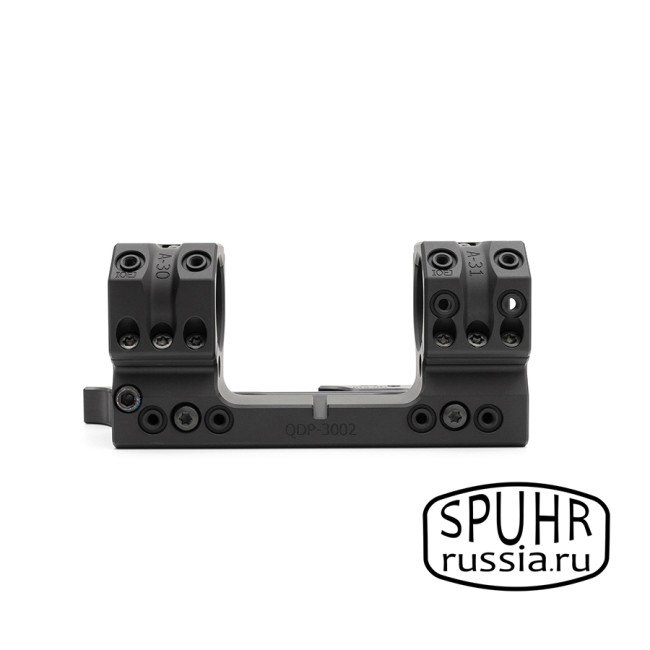 QDP-3002 Тактический быстросъемный кронштейн Spuhr кольца 30мм на Picatinny H=38мм фото 5