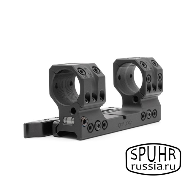 QDP-3002 Тактический быстросъемный кронштейн Spuhr кольца 30мм на Picatinny H=38мм фото 6