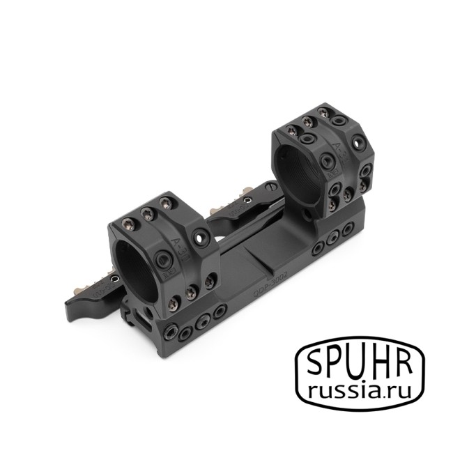 QDP-3002 Тактический быстросъемный кронштейн Spuhr кольца 30мм на Picatinny H=38мм фото 8