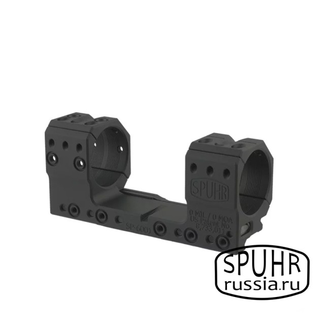SP-6001 Тактический кронштейн SPUHR D36мм для установки на Picatinny, H30мм, без наклона фото 1