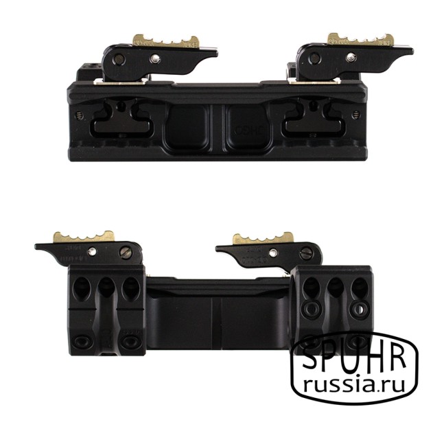 QDP-3602 Тактический быстросъемный кронштейн Spuhr кольца 30мм на Picatinny наклон 6MIL/ 20,6MOA H=38мм фото 10