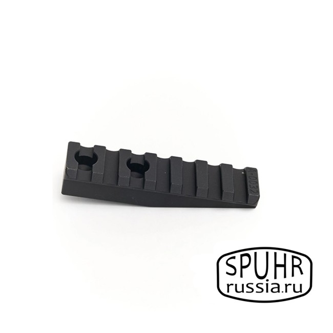 A-0032 Дополнительная планка Picatinny для кронштейнов Spuhr L=75мм ВН=14мм фото 1