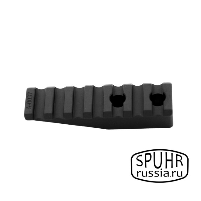 A-0037 Дополнительная планка Picatinny для кронштейнов Spuhr L=75мм ВН=20мм фото 1