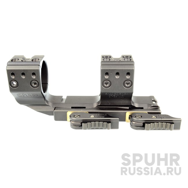 QDP-4046 Тактический быстросъемный кронштейн Spuhr кольца 34мм на Picatinny KR=40мм H=34мм фото 3