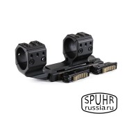 QDP-4046 Тактический быстросъемный кронштейн SPUHR D34 мм для установки на Picatinny, H36 мм, без наклона, с выносом